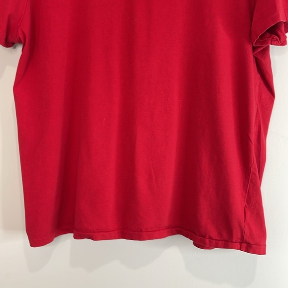 Polo Ralph Lauren Red T-Shirt Embroidered Logo Short Sleeve Crewneck XL *As Is* - Picture 4 of 14